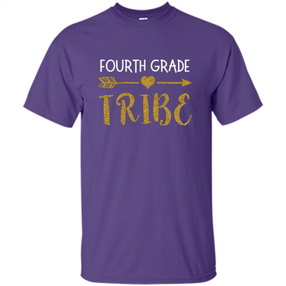 Fourth Grade Tribe T-shirt Purple