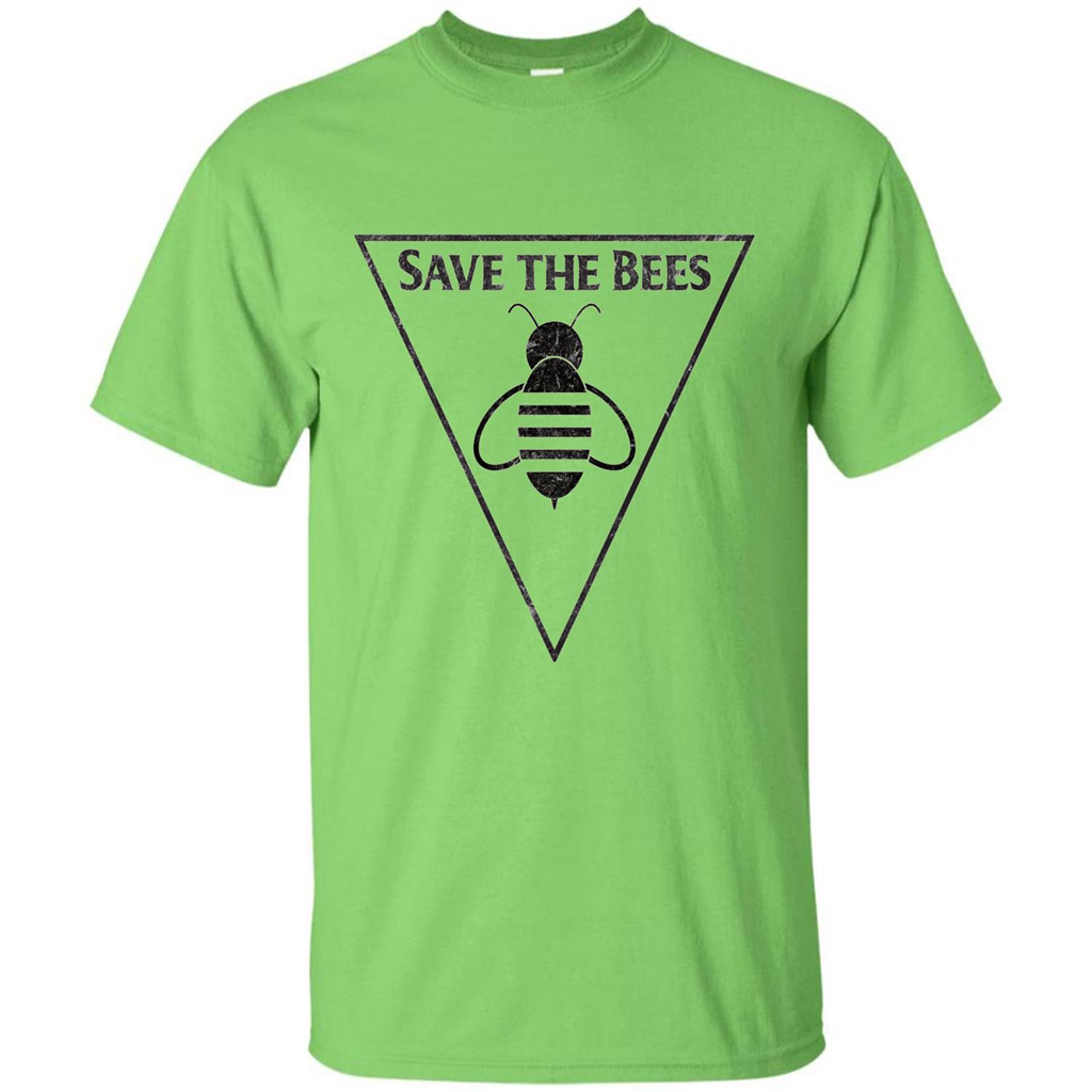 Save The Bees Beekeepers Conservationist T-shirt Lime