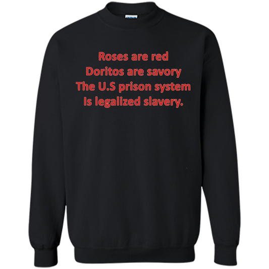 Roses Are Red Doritos Are Savory T-shirt Black