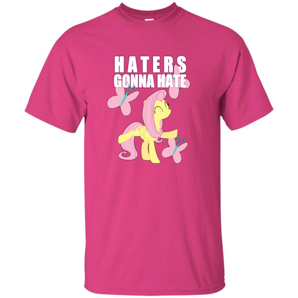 Haters Gonna Hate T-shirt Fluttershy And Butterflies Heliconia