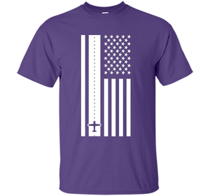 Patriotic American Flag Runway Pilot T-shirt