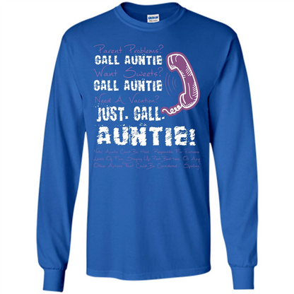 Aunt T-shirt Parent Problems Call Auntie T-shirt