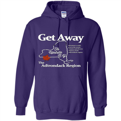 Get Away To Upstate New York T-shirt Purple