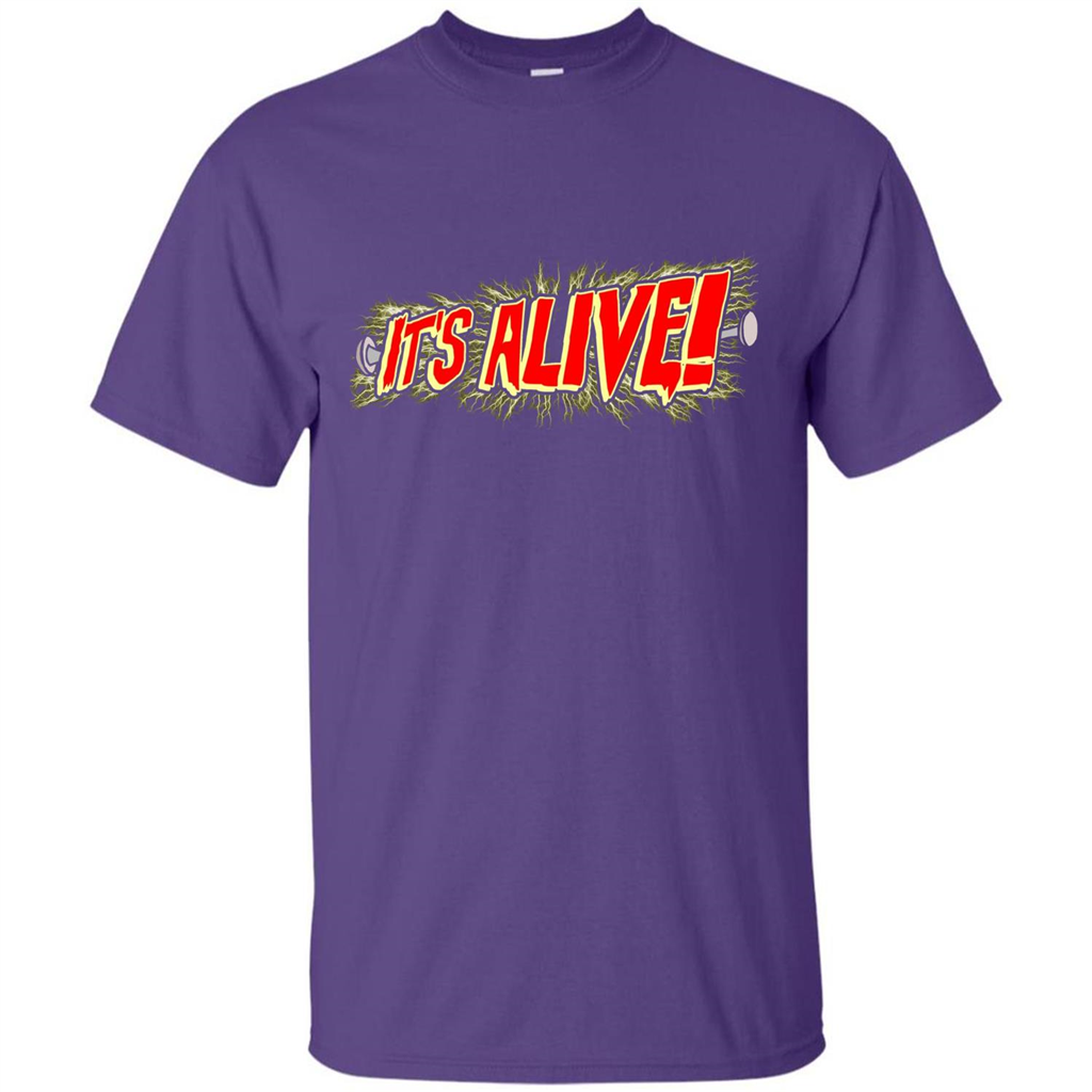 It's Alive Frankenstein T-shirt Purple