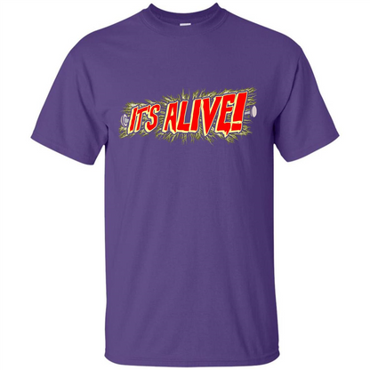 It's Alive Frankenstein T-shirt Purple