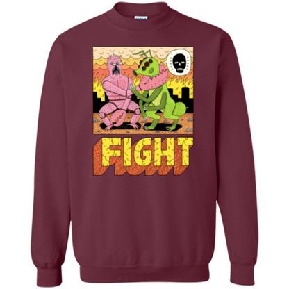 Fight T-shirt Maroon