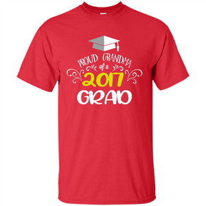 Graduation T-shirts Funny Tees Proud Grandma