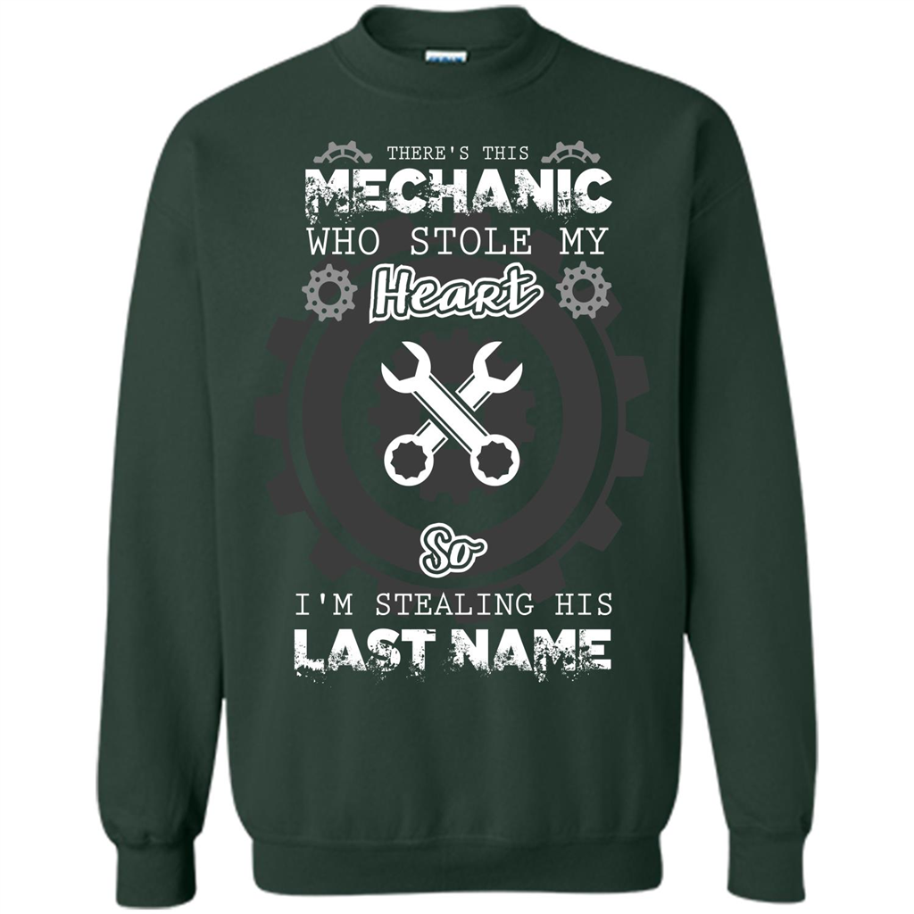 Mechanic T-shirt There's This Mechanic Who Stole My Heart T-shirt
