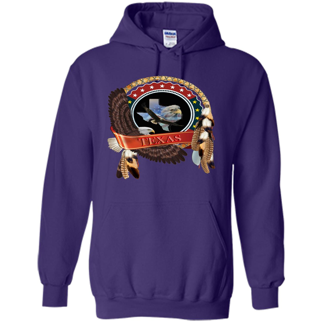Dream Catcher Texas Art T-shirt Purple