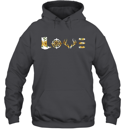 Hunting Girls Sunflower Shirt Hoodie Hoodie Dark Heather