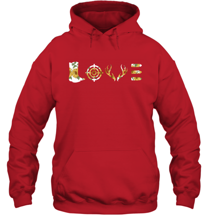 Hunting Girls Sunflower Shirt Hoodie Hoodie Red