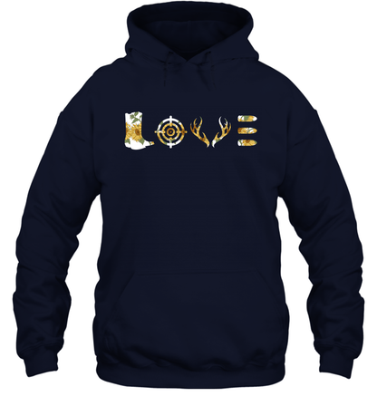 Hunting Girls Sunflower Shirt Hoodie Hoodie Navy