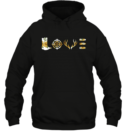 Hunting Girls Sunflower Shirt Hoodie Hoodie Black