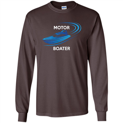 Motor Boater T-shirt Dark Chocolate