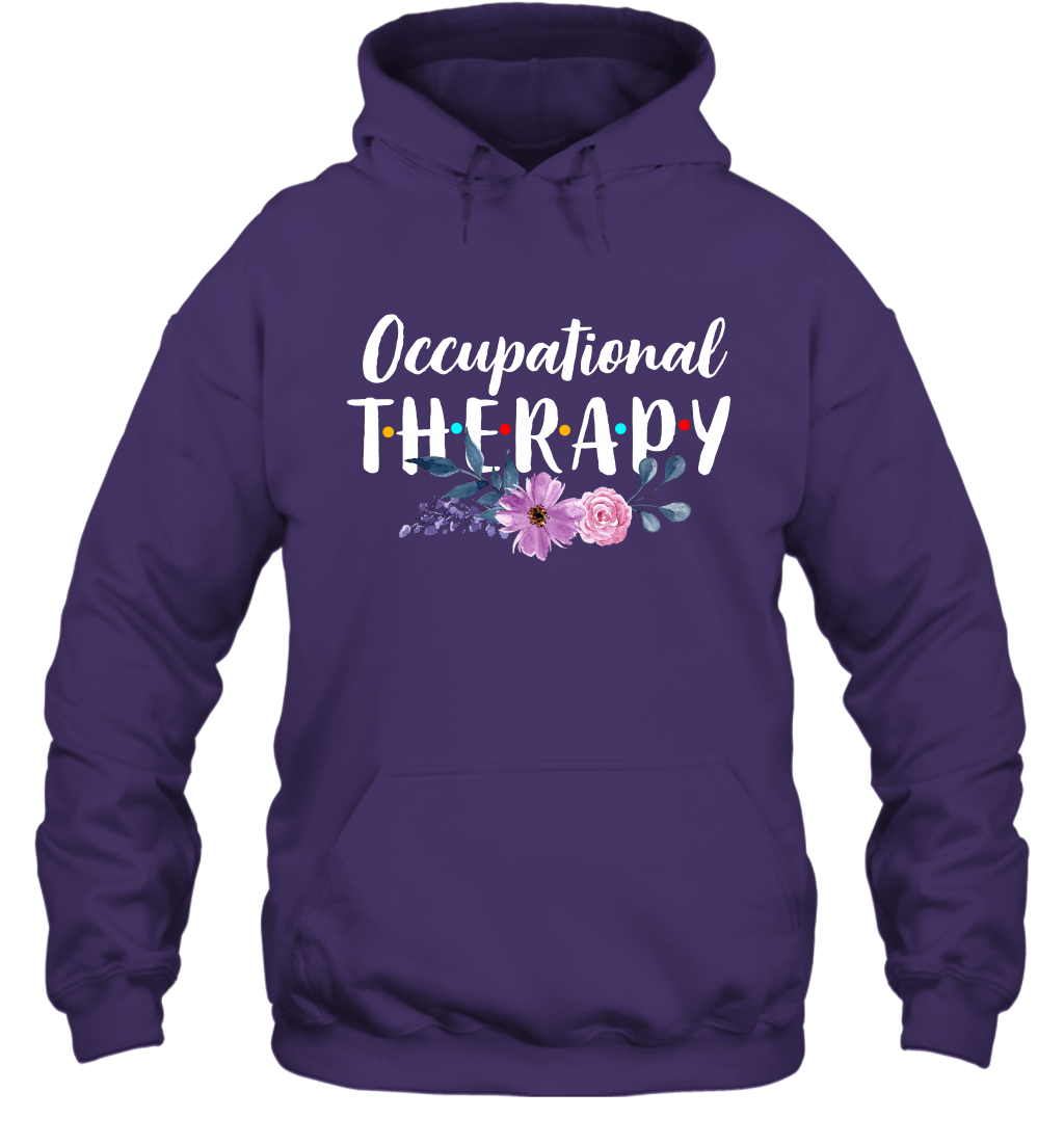 Occupational Therapy Shirt Hoodie Hoodie Purple