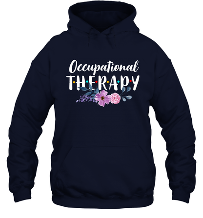 Occupational Therapy Shirt Hoodie Hoodie Navy