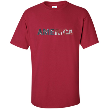 American Patriotism T-shirt Cardinal