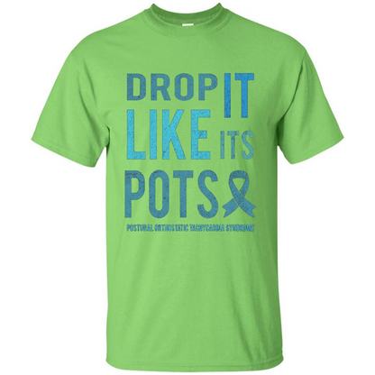 Drop It Like Its POTS T-shirt Lime