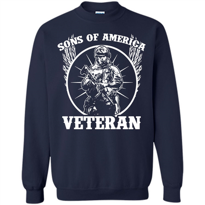 Military T-shirt Sons Of America Veteran Navy