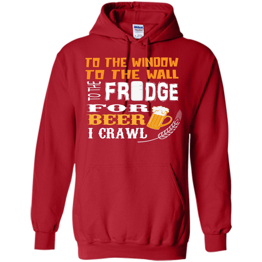 Beer. For Beer I Crawl T-shirt Red