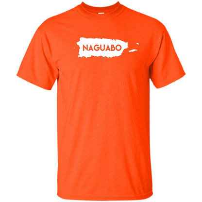 Naguabo Boricua Puerto Rican Jibaro Pride T-shirt Orange