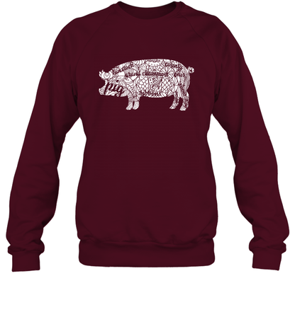 Pig Grand Champion Shirt Sweatshirt Sweatshirt Maroon