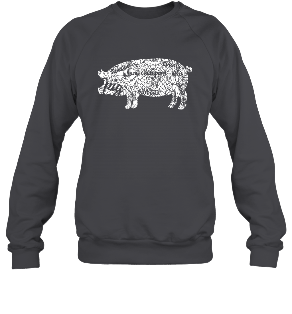Pig Grand Champion Shirt Sweatshirt Sweatshirt Dark Heather