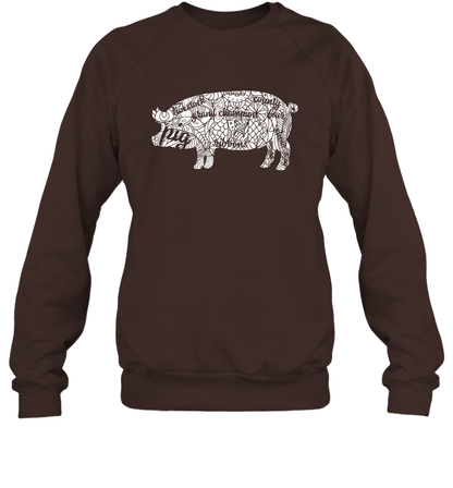 Pig Grand Champion Shirt Sweatshirt Sweatshirt Dark Chocolate