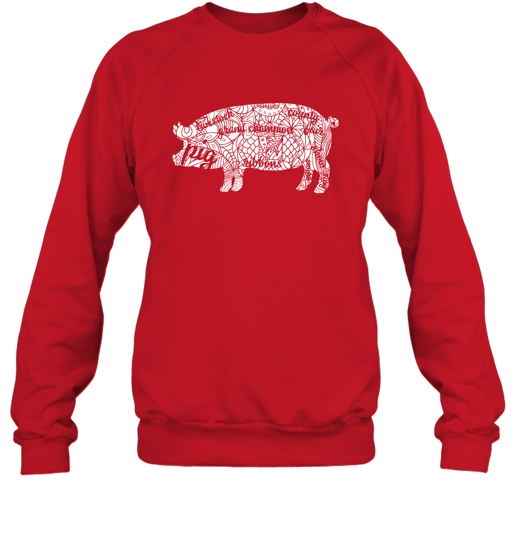Pig Grand Champion Shirt Sweatshirt Sweatshirt Red
