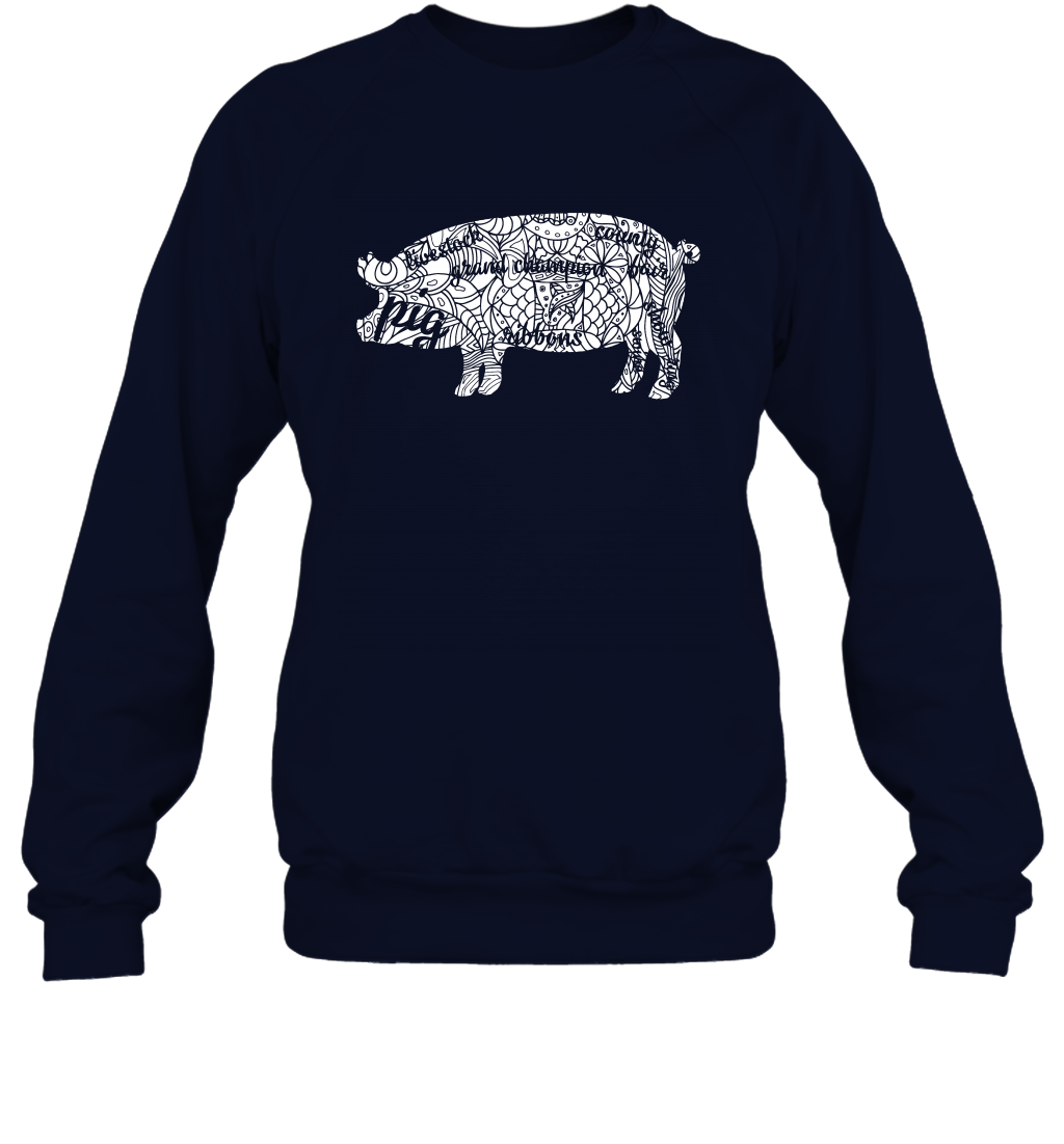 Pig Grand Champion Shirt Sweatshirt Sweatshirt Navy