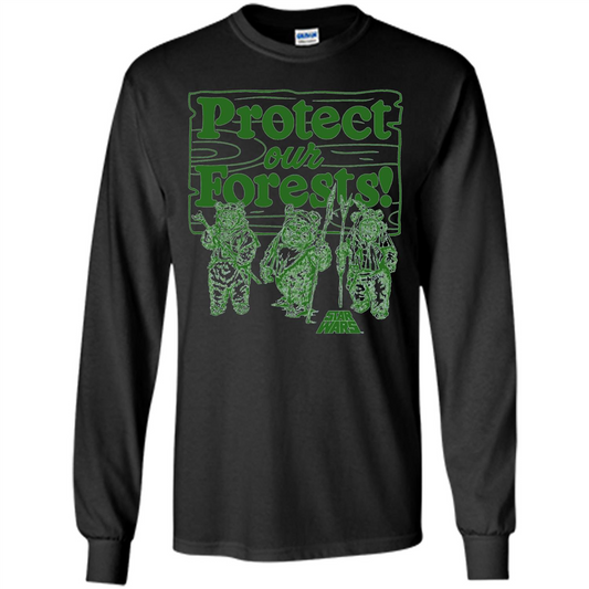 Movies T-shirt Protect Our Forests T-Shirt Black