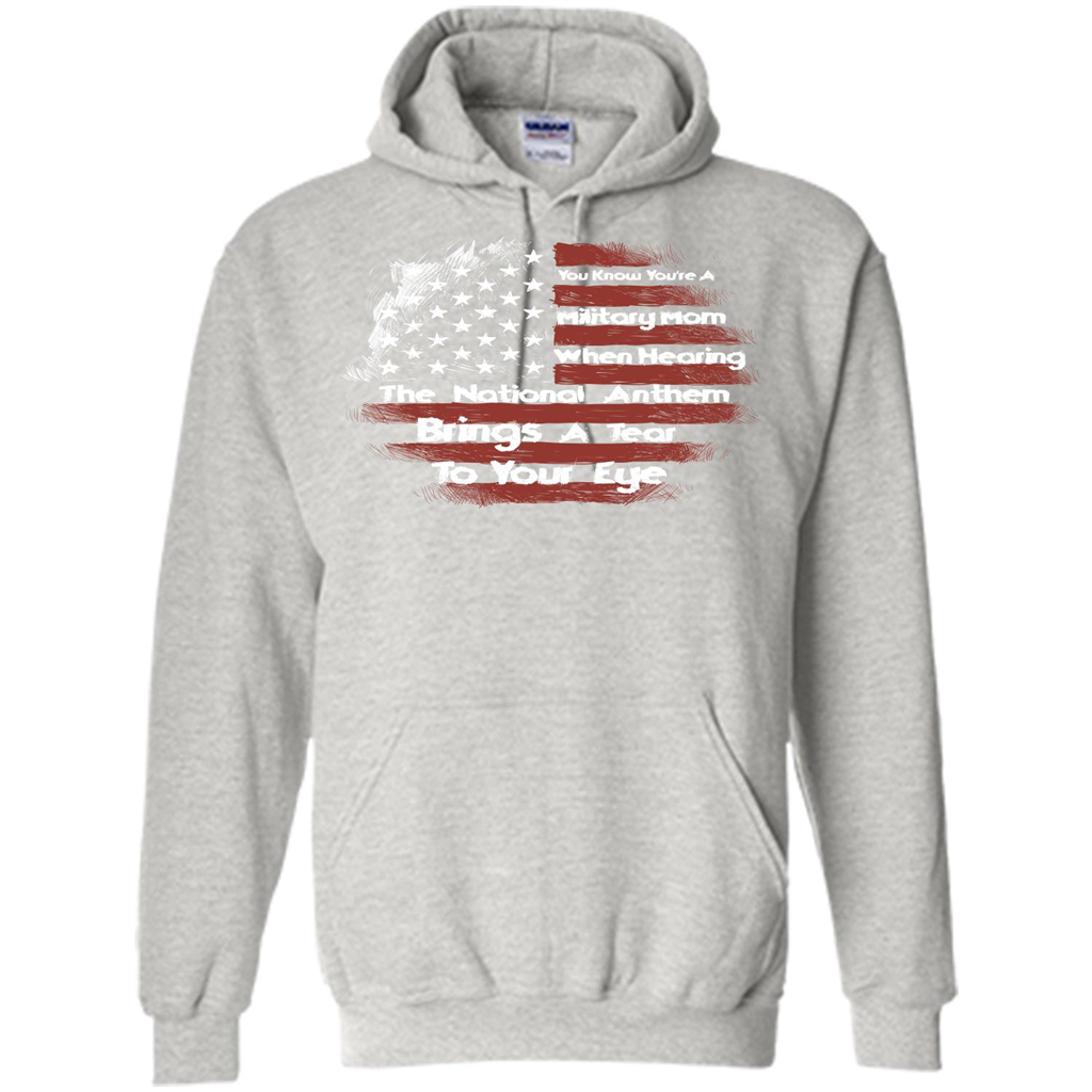 Military Mom. You Know You're A Military Mom When T-shirt Ash
