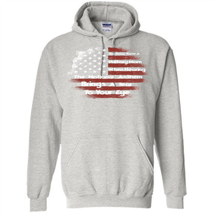 Military Mom. You Know You're A Military Mom When T-shirt Ash