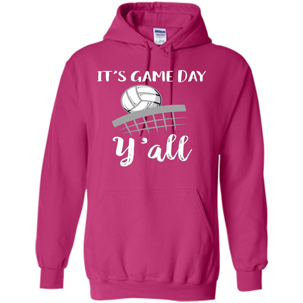 Volleyball Lovers T-shirt It's Game Day Y'all Tshirt Heliconia
