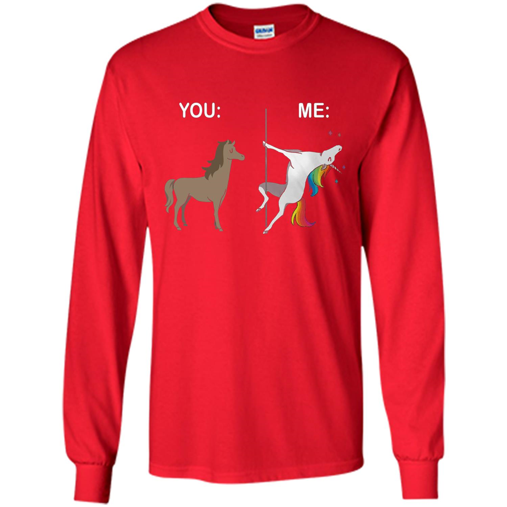 Cute Unicorn You And Me T-shirt Red