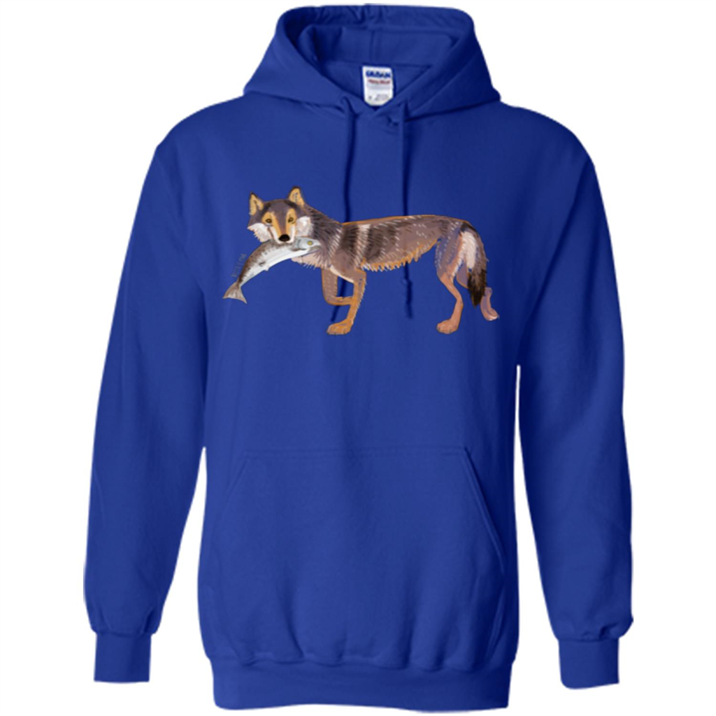 Sea Wolf T-shirt Fish and Wolf Royal