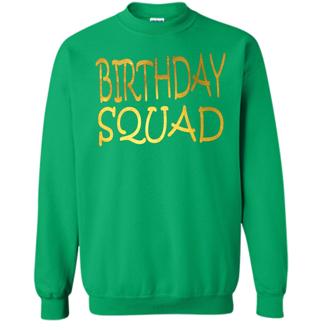 Birthday Squad T-shirt Irish Green