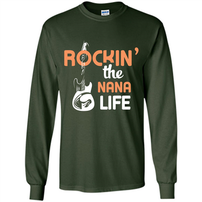 Nana T-shirt Rockin’ The Nana Life Forest Green