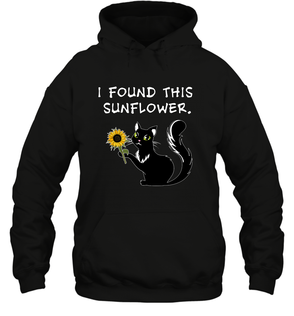 I Found This Sunflower Cat Shirt Hoodie