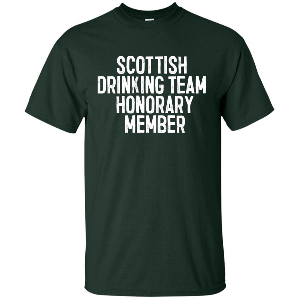Scottish Drinking Team Honorary Member T-Shirt Forest Green