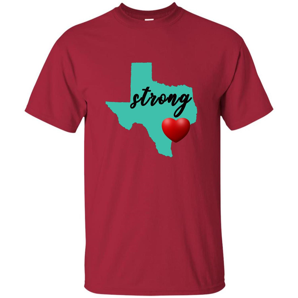 Texas Strong Support Texans T-shirt Cardinal