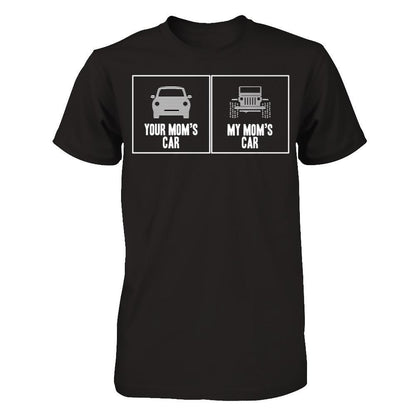 Your Mom's Car- My Mom's Car Next Level - Unisex Fitted Tee Black