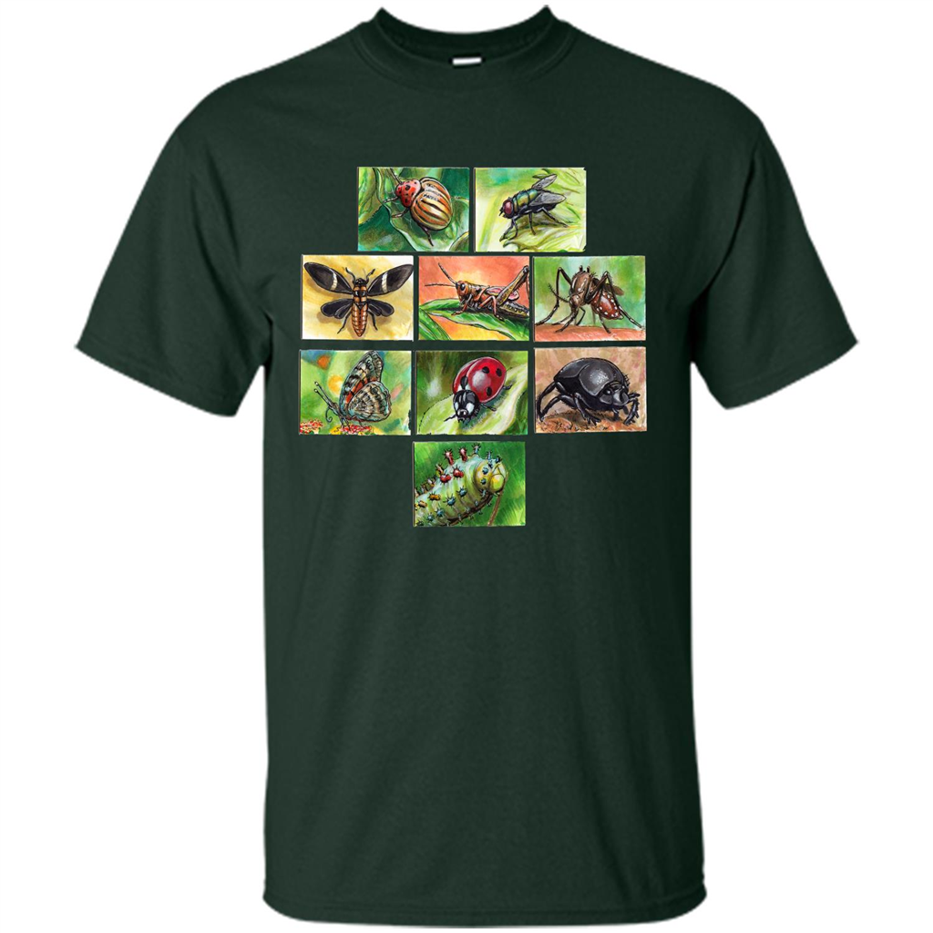 Insects T-Shirt Forest Green