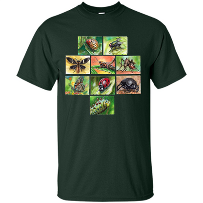 Insects T-Shirt Forest Green