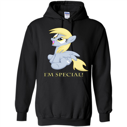 Cartoon Character T-shirt I'm special Black