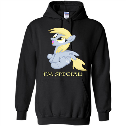 Cartoon Character T-shirt I'm special Black