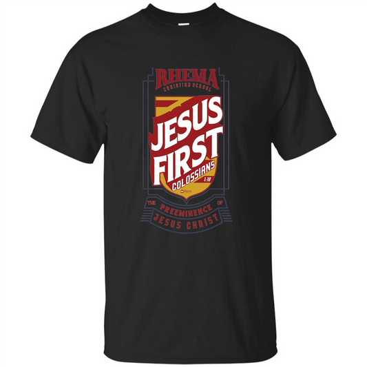 Jesus First T-shirt Jesus Christ Black