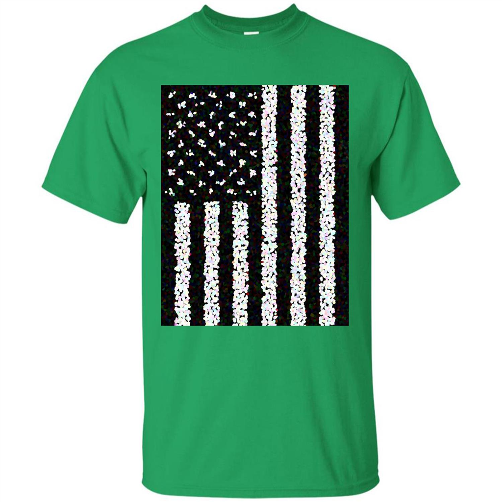 American Flag T-shirt Irish Green