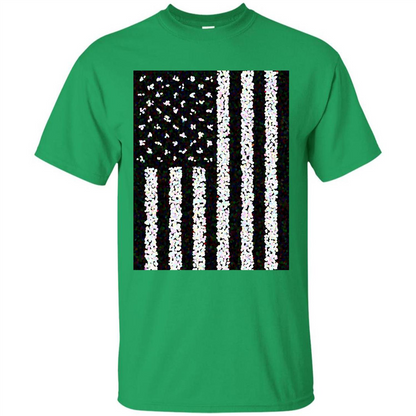 American Flag T-shirt Irish Green