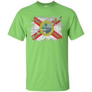 Florida Strong T-shirt Florida Distressed Flag T-Shirt